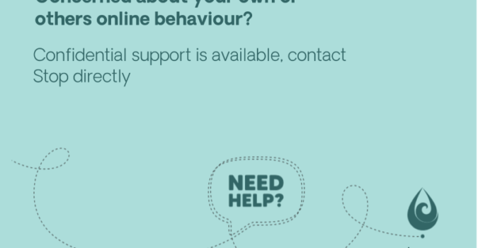 concerned about your own or others online behaviour contact www.stop.org.nz